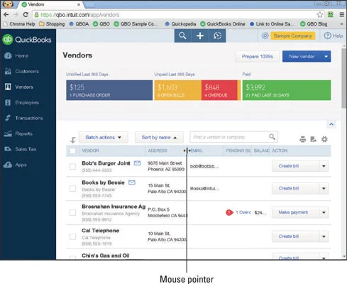 A QuickBooks Online személylisták beállításainak módosítása