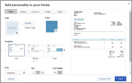 Hogyan állítsunk be értékesítési preferenciákat egy QuickBooks online vállalat számára