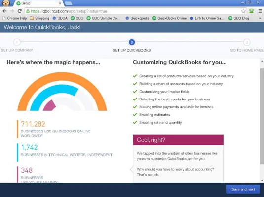 Hogyan hozzunk létre új céget a QuickBooks Online-ban