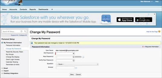 Bejelentkezés a Service Cloudba