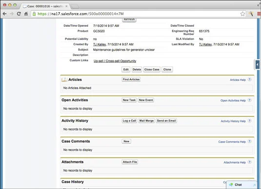 A Salesforce.com Knowledge használata