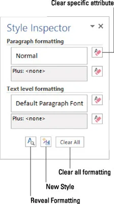Kā noņemt stila formatējumu programmā Word 2016