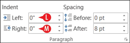 Как да настроите отстъп на абзаци в Word 2016