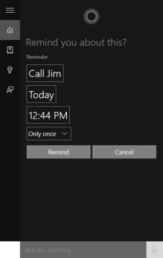 Kuidas Cortana abil oma uues arvutis meeldetuletusi määrata