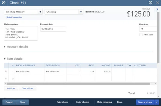 Как да въведете поръчка за покупка в QuickBooks Online