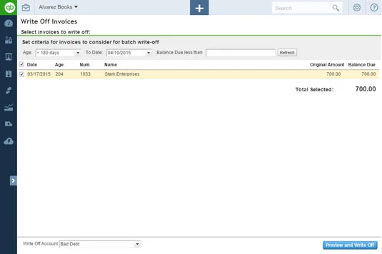 Számlák leírása a QuickBooks Online Könyvelővel
