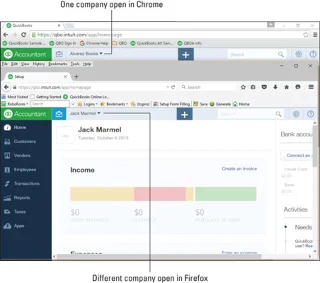 Лесно навигирайте в QuickBooks онлайн от фирмата на клиента