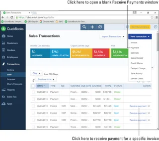 Ügyfélfizetés rögzítése a QuickBooks Online-ban