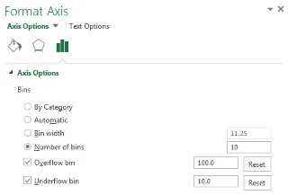 Kā izveidot Excel 2016 histogrammas statistikas diagrammu