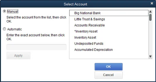 QuickBooks-jelentés módosítása a Szűrők lapon