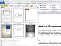 Kā Word 2010 dokumentam pievienot titullapu