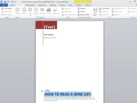 Kā Word 2010 dokumentam pievienot titullapu