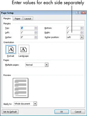 Kuidas määrata Microsoft Wordis dokumendi veerisid