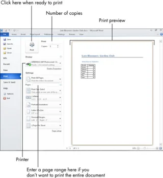 Kuidas printida oma tööd Microsoft Officeis