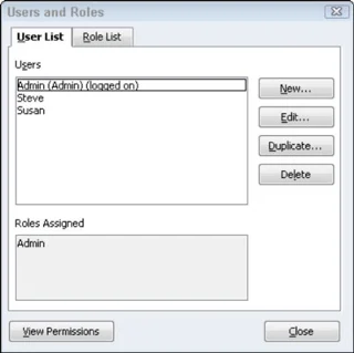 Felhasználói engedélyek nyomtatása a QuickBooks 2012-ben