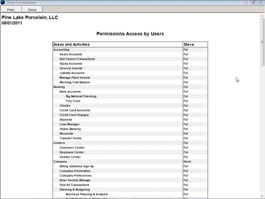 QuickBooks 2012 vállalati megoldások többfelhasználós környezetben