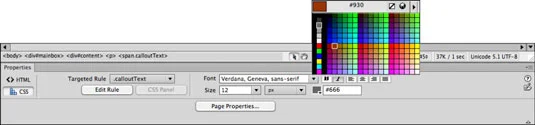 Új címkestílus létrehozása az Adobe Dreamweaver CS6 alkalmazásban