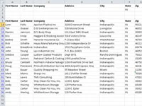 Коришћење напредног филтрирања табеле у програму Екцел 2010