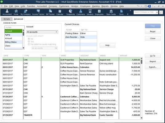 A nagy regiszter problémájának megoldása a QuickBooks 2017 segítségével