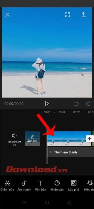 Navodila za ustvarjanje video posnetkov iz fotografij s programom CapCut