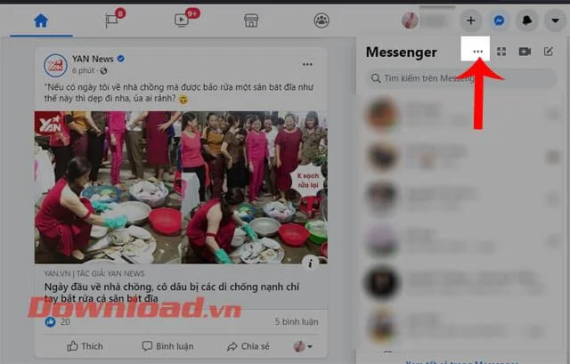 Navodila za izklop zvoka pri klepetu na Facebooku