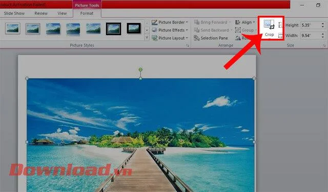 Οδηγίες για την κοπή εικόνων σε κύκλους στο PowerPoint