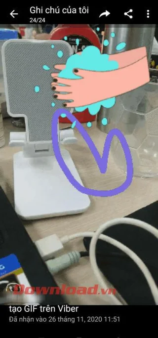 Navodila za ustvarjanje lastnega GIF-ja na Viberju