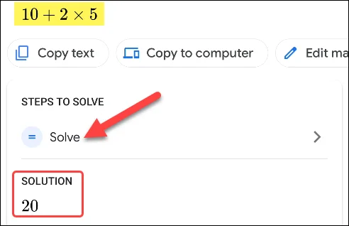 Kako rešiti matematične probleme z Google Lens