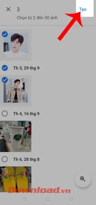 Navodila za ustvarjanje animacij v Google Photos