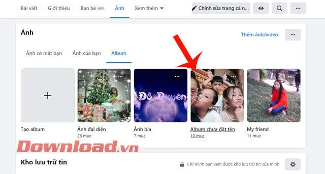 Návod na prenos fotografií do iného albumu na Facebooku