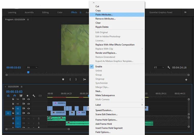 Kako uporabljati učinke v Adobe Premiere Pro