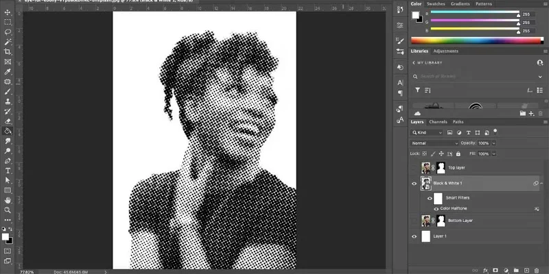 Как да превърнете портретни снимки в поп арт с помощта на Photoshop