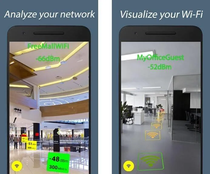 Как да използвате WiFi AR за проверка на силата на Wi-Fi