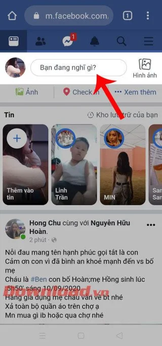 Tvorba dlhého statusu