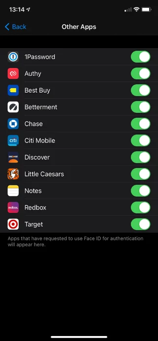 iPhone lietotnes var bloķēt ar Touch ID vai Face ID