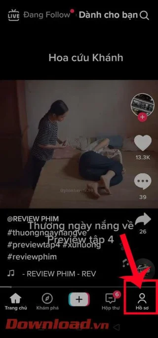 Norādījumi, kā pārskatīt videoklipus, kas patika pakalpojumā TikTok