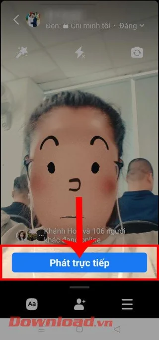 Инструкции за използване на филтъра Instagtaram при предаване на живо във Facebook