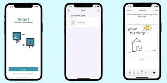 NoteIt lietojumprogramma - kā sinhronizēt piezīmes iPhone