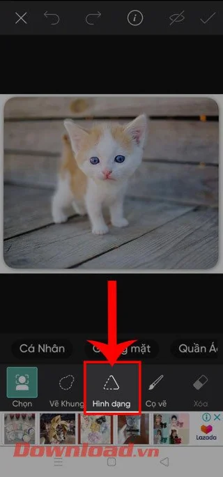 Navodila za rezanje fotografij v kroge na PicsArt