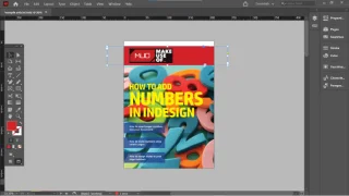 Kako dodati številke strani v Adobe InDesign