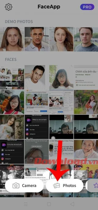 Norādījumi sejas maiņai, izmantojot lietojumprogrammu FaceApp