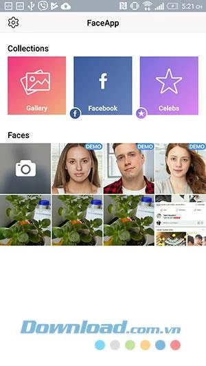 Norādījumi sejas maiņai, izmantojot lietojumprogrammu FaceApp