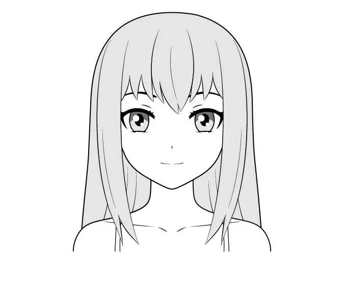 Usmievajúca sa anime postava