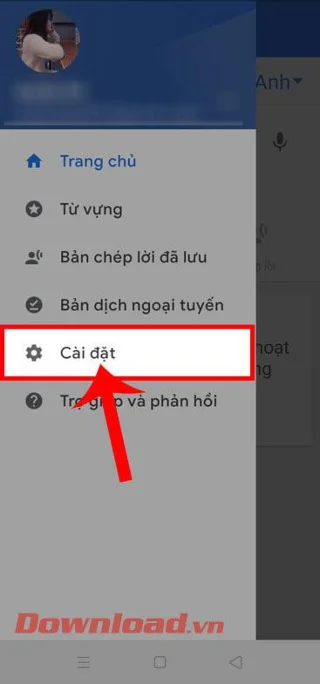 Инструкции за включване на балончето Google Translate на Android