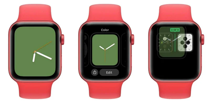 Kā pārkārtot un dzēst Apple Watch pulksteņa ciparnīcas
