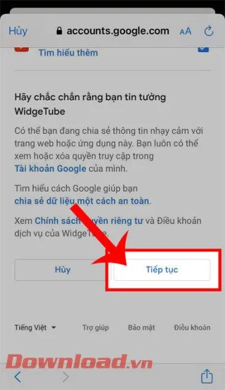 Navodila za uporabo pripomočka WidgeTube YouTube za iPhone