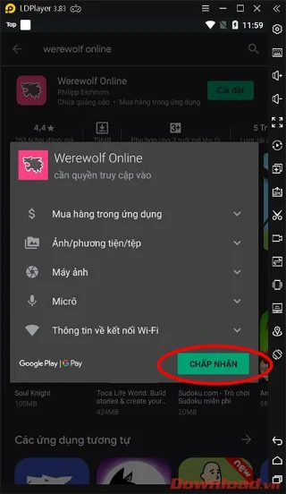 Инструкции за играта на карти Werewolf Online на компютър