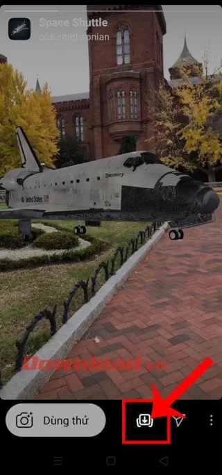 Инструкции за разглеждане на изложбата 3D Museum в Instagram