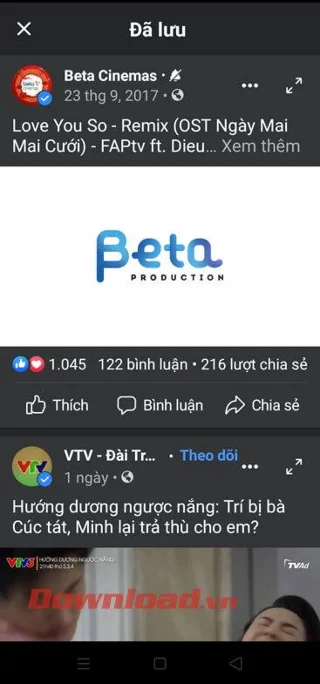 Navodila za iskanje shranjenih videoposnetkov na Facebooku