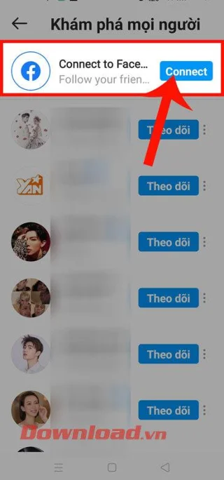 Norādījumi Instagram draugu atrašanai, izmantojot Facebook